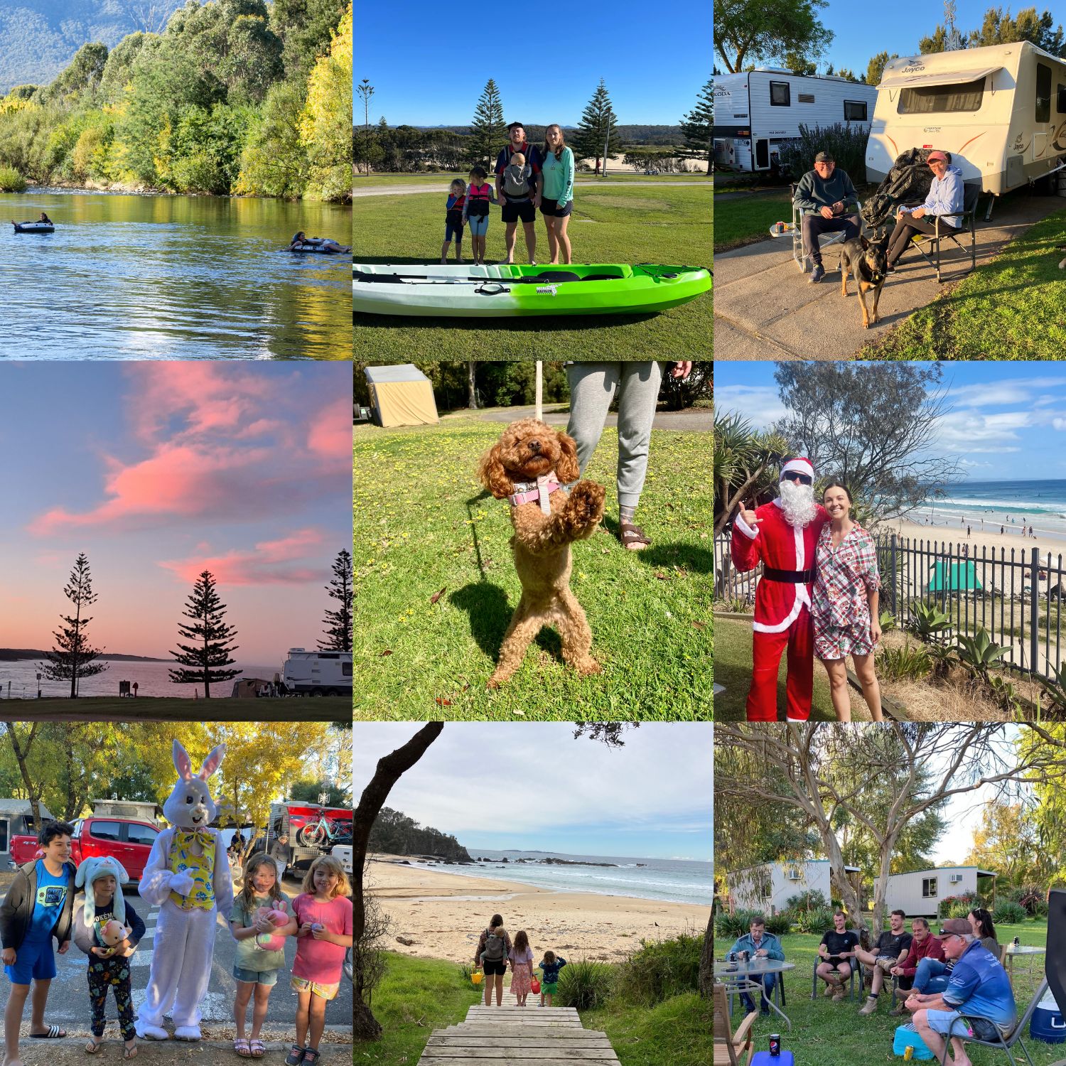 Stay Share Win Collage